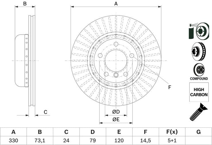 Brake Disc 0986479E23 - image 10