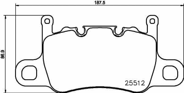 Brake Pad Set, disc brake PRIME LINE P 65 037