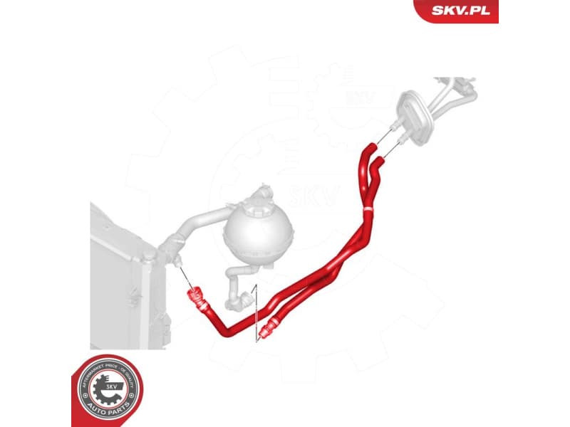 Radiator Hose 54SKV770 - image 5