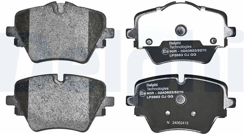 Brake Pad Set, disc brake LP3883