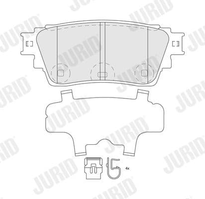 Brake Pad Set, disc brake 574268J - image 2