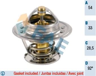 Thermostat, coolant 5302492
