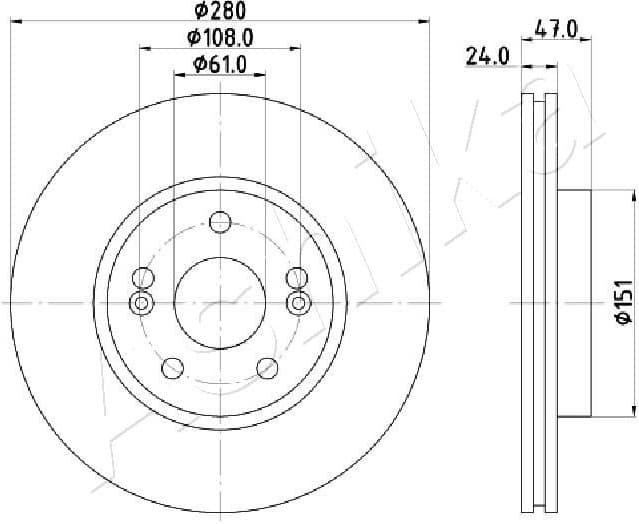 Brake Disc 60-00-0711