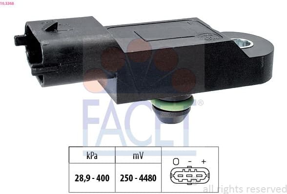 Air Pressure Sensor, altitude adaption Made in Italy - OE Equivalent 10.3368