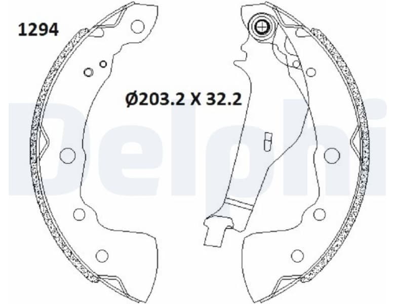 Brake Shoe Set LS2181