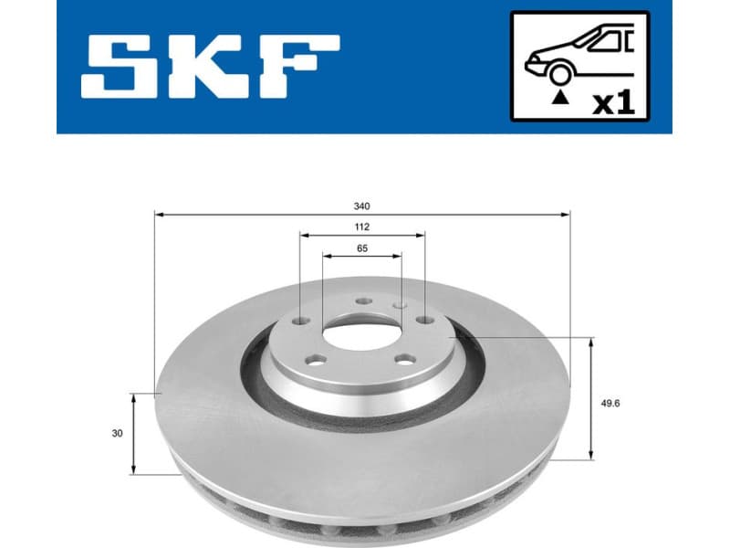 Brake Disc VKBD80923V1 - image 2