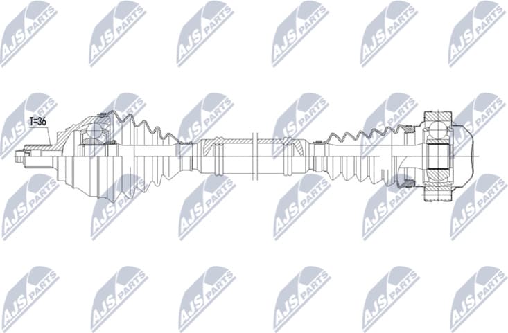 Drive Shaft NPW-VW-231