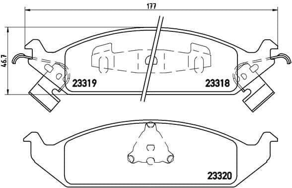 Brake Pad Set, disc brake PRIME LINE P11011