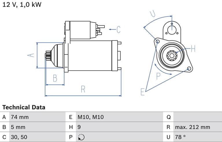 Starter 0986018701 - image 2