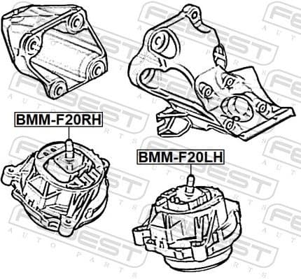 Mounting, engine BMM-F20LH - image 2