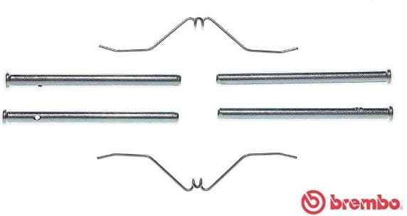Accessory Kit, disc brake pad PRIME LINE A 02 264