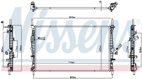 Radiator, engine cooling 607191 - image 5