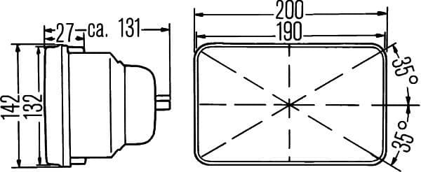 Insert, headlight 1AE 003 427-021 - image 3
