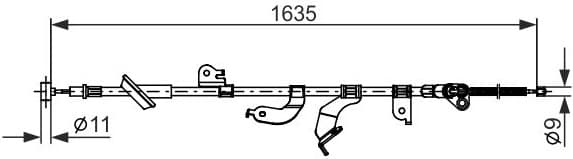 Cable Pull, parking brake 1987482691 - image 5