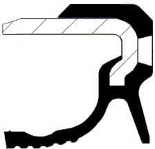 Shaft Seal, crankshaft 49121035
