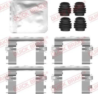 Accessory Kit, disc brake pad 109-0196