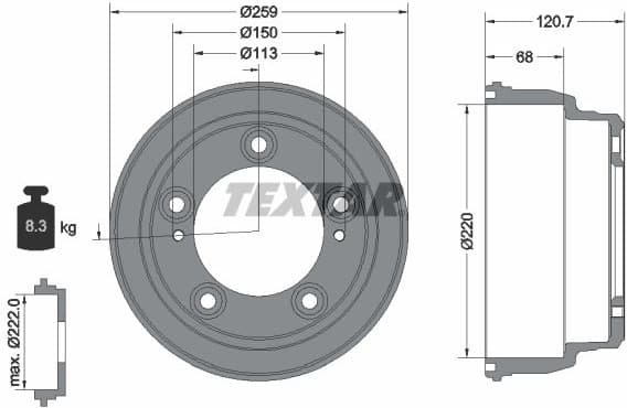 Brake Drum 94046600