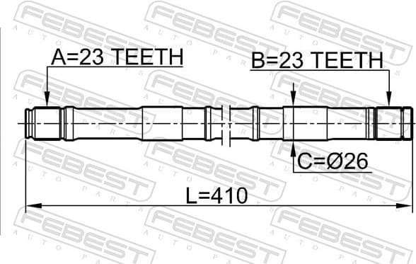 Drive Shaft 0212-B14LH - image 2