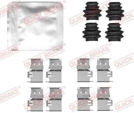 Accessory Kit, disc brake pad 109-0172