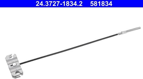 Cable Pull, parking brake 24.3727-1834.2 - image 2