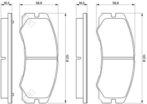 Brake Pad Set, disc brake 0986424366 - image 8