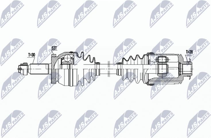 Drive Shaft NPW-HY-626