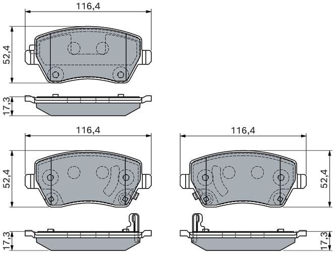 Brake Pad Set, disc brake 0 986 460 123 - image 5