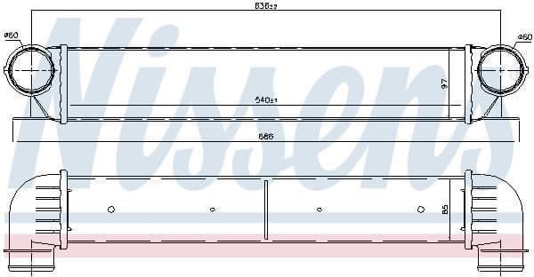 Charge Air Cooler ** FIRST FIT ** 96726