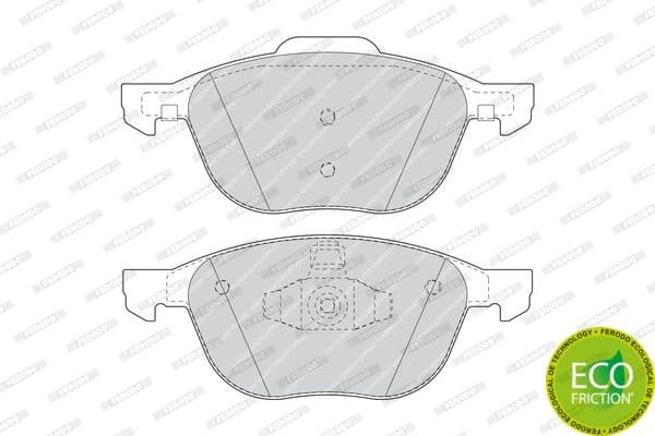 Brake pads front, Top Quality FDB1594 - image 2