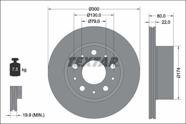 Brake Disc PRO 92345003