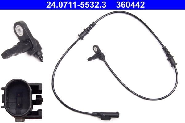 Sensor, wheel speed 24.0711-5532.3