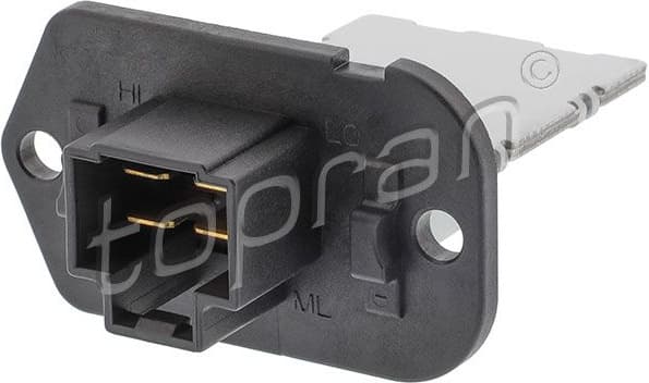 Resistor, interior blower 821 951