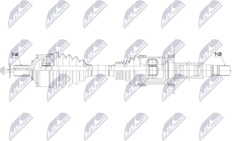 Drive Shaft NPW-VV-175