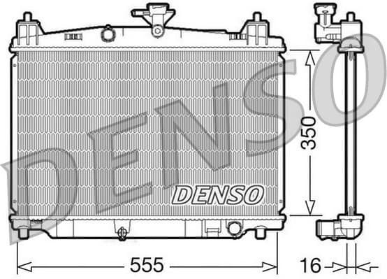 Radiator, engine cooling DRM44016