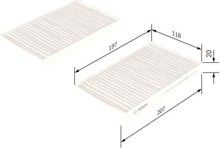 Filter, cabin air 1987432278 - image 6