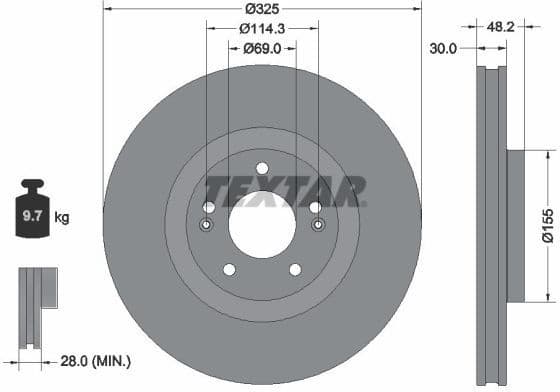 Brake Disc PRO 92341803
