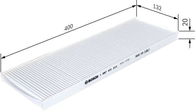 Filter, cabin air 1987431210