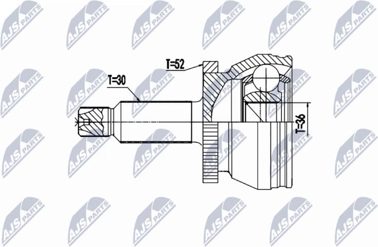 Joint Kit, drive shaft NPZ-HY-560