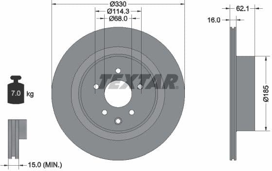 Brake Disc PRO 92319703