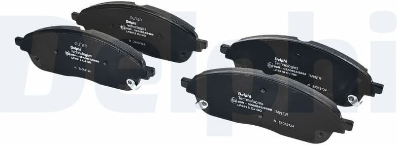 Brake Pad Set, disc brake LP3918
