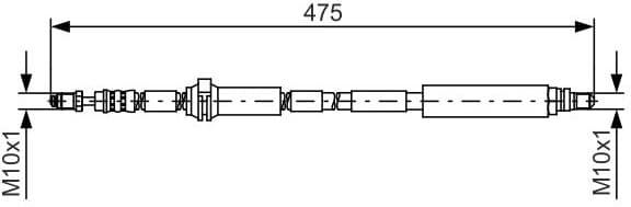 Brake Hose 1987481449 - image 2