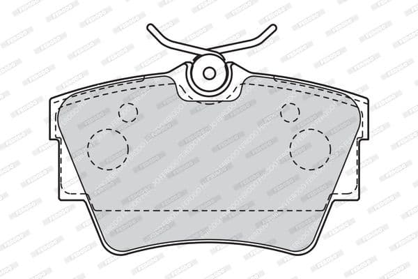 Brake pads rear, Top Quality FVR1516 - image 2