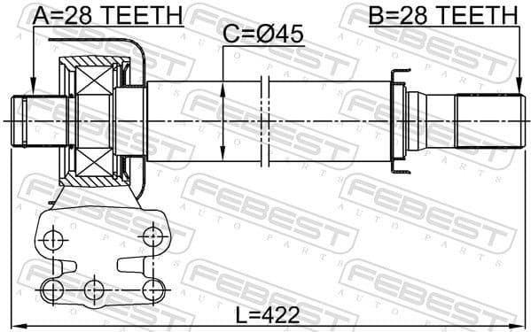 Drive Shaft 1212-TM2WDRH - image 2