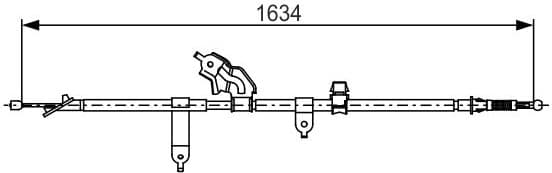 Cable Pull, parking brake 1987482222 - image 2
