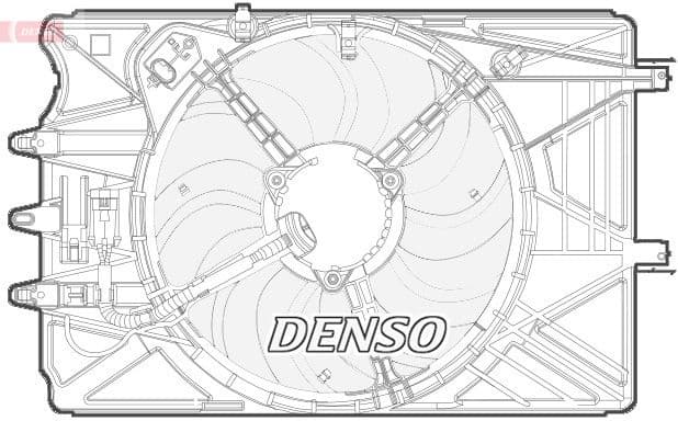 Fan, engine cooling DER09070