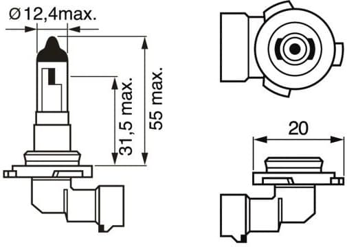 Bulb, front fog light Pure Light WS 1 987 302 083 - image 11