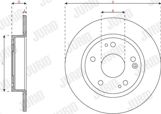 Brake Disc COAT+ 563824JC - image 3