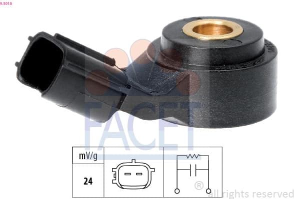 Knock Sensor Made in Italy - OE Equivalent 9.3018