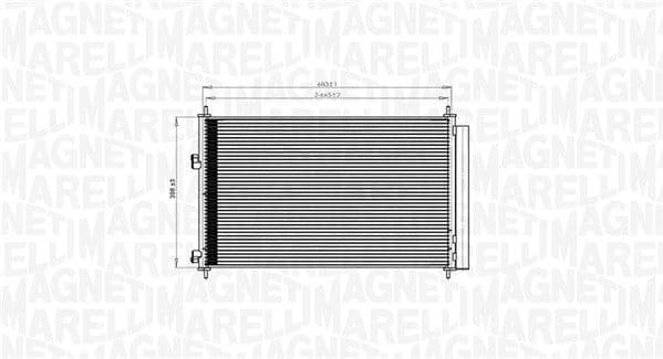 Condenser, air conditioning 350203742000 - image 2