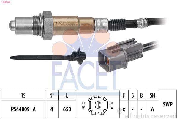 Oxygen Sensor Made in Italy - OE Equivalent 10.8549